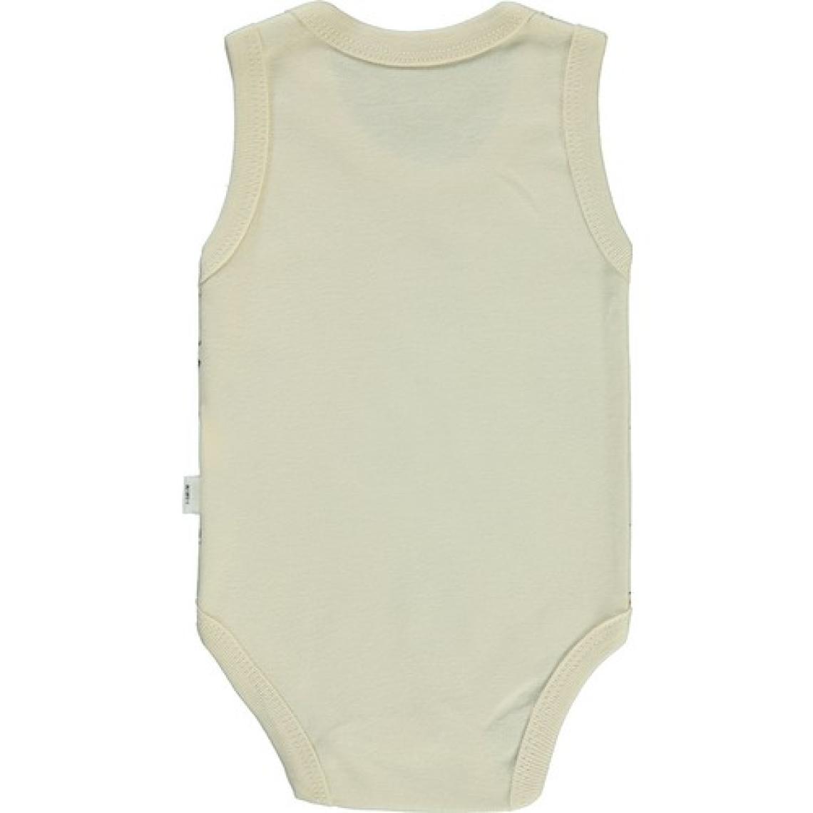 Civil Baby Erkek Bebek Çıtçıtlı Badi 1-18 Ay Bej