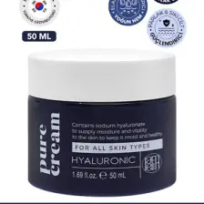 Lamelin Hyaluronic Acid Içeren Nemlendirici Yüz Bakım Kremi Lamelin Hyaluronic Pure Cream 50 ml