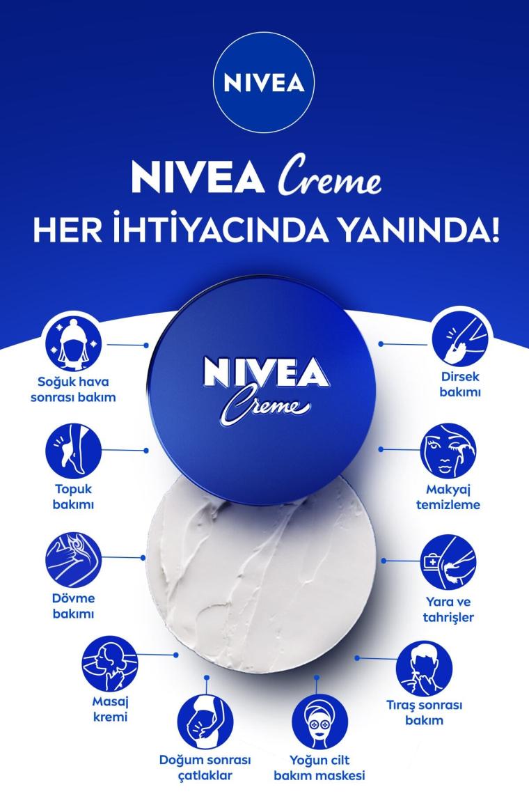 Nivea Creme Krem Teneke 250 ml