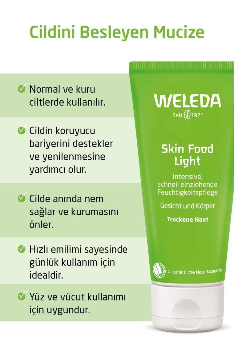 Skin Food Light Nemlendirici Ve Besleyici Organik Bakım Kremi 75ml - Normal Ve Kuru Ciltler