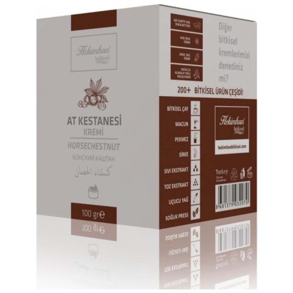 Hekimhan At Kestanesi Cilt Bakım Kremi 100 gr