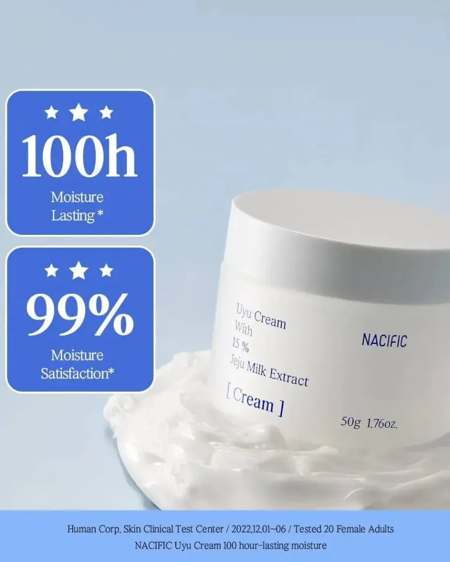 Nacific Uyu Cream - Jeju Sütü Içeren Nemlendirici Yüz Kremi 50ML
