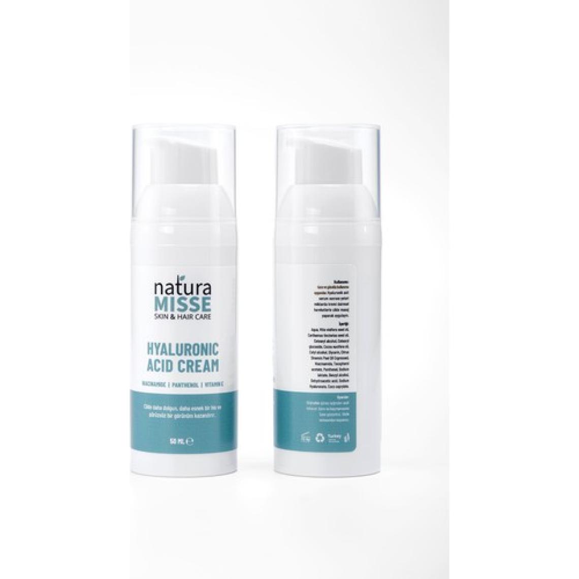 Naturamisse Hyaluronic Asit Krem 50 ml Cilt Dolgunlaştırıcı Yoğun Nemlendirici-- Leke