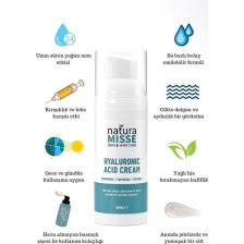 Naturamisse Hyaluronic Asit Krem 50 ml Cilt Dolgunlaştırıcı Yoğun Nemlendirici-- Leke