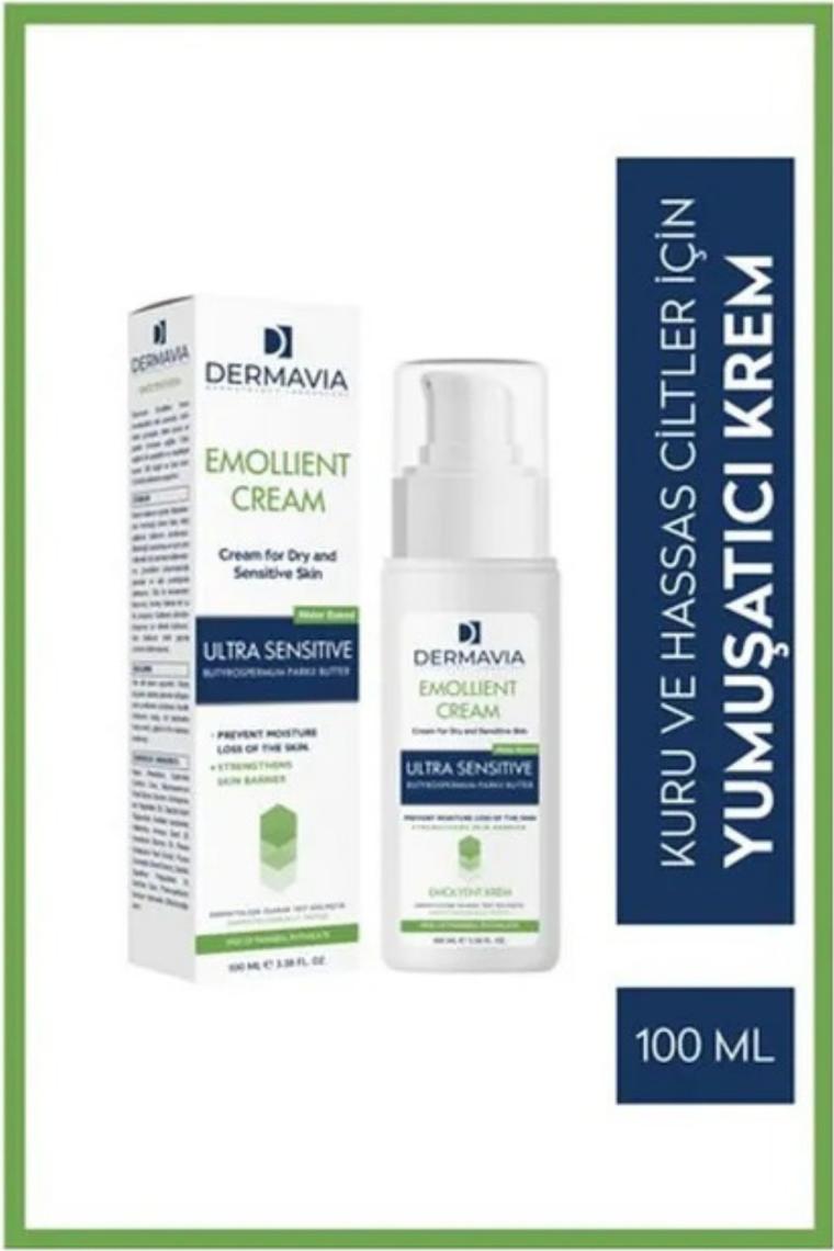 Dermavia Kuru ve Hassas Ciltler Için Emolyent Krem 100 ml