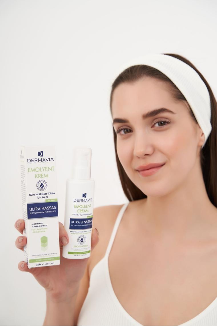 Dermavia Kuru ve Hassas Ciltler Için Emolyent Krem 100 ml