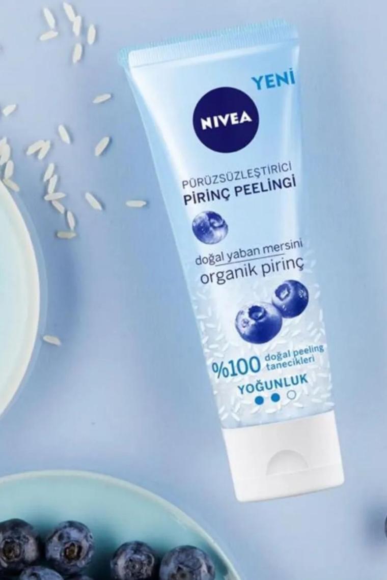 Pürüzsüzleştirici Organik Pirinç Yüz Peelingi 75ml, Ölü Deri Arındırıcı, Nemlendirici, Normal Cilt