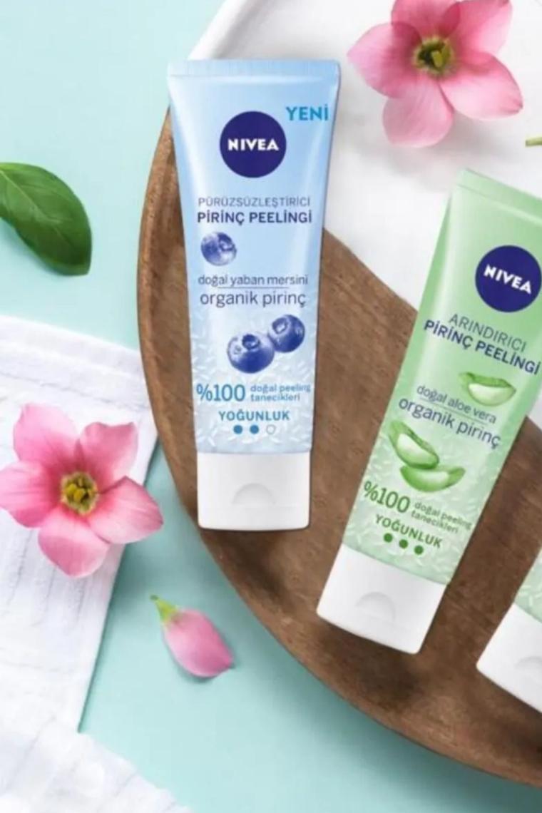 Pürüzsüzleştirici Organik Pirinç Yüz Peelingi 75ml, Ölü Deri Arındırıcı, Nemlendirici, Normal Cilt