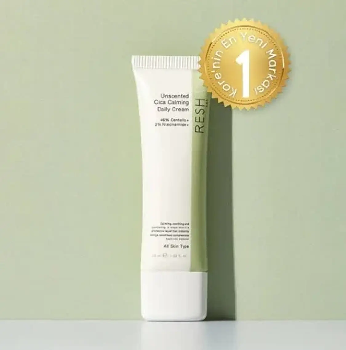 Resh Lab Unscented Cica Calming Daily Cream - Vegan Bitkisel Nemlendirici Krem 50ML