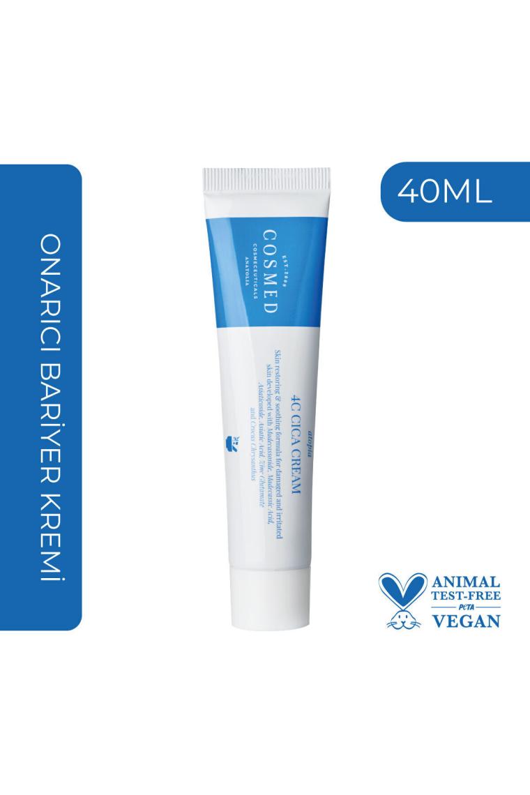 Atopia 4c Cica Centella Cream 40 Ml-hasar Görmüş Ciltler Için Yatıştırıcı Onarıcı Bariyer Krem