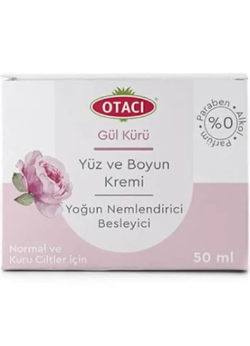 Otacı Gül Kürü Yüz ve Boyun Kremi 50 ml