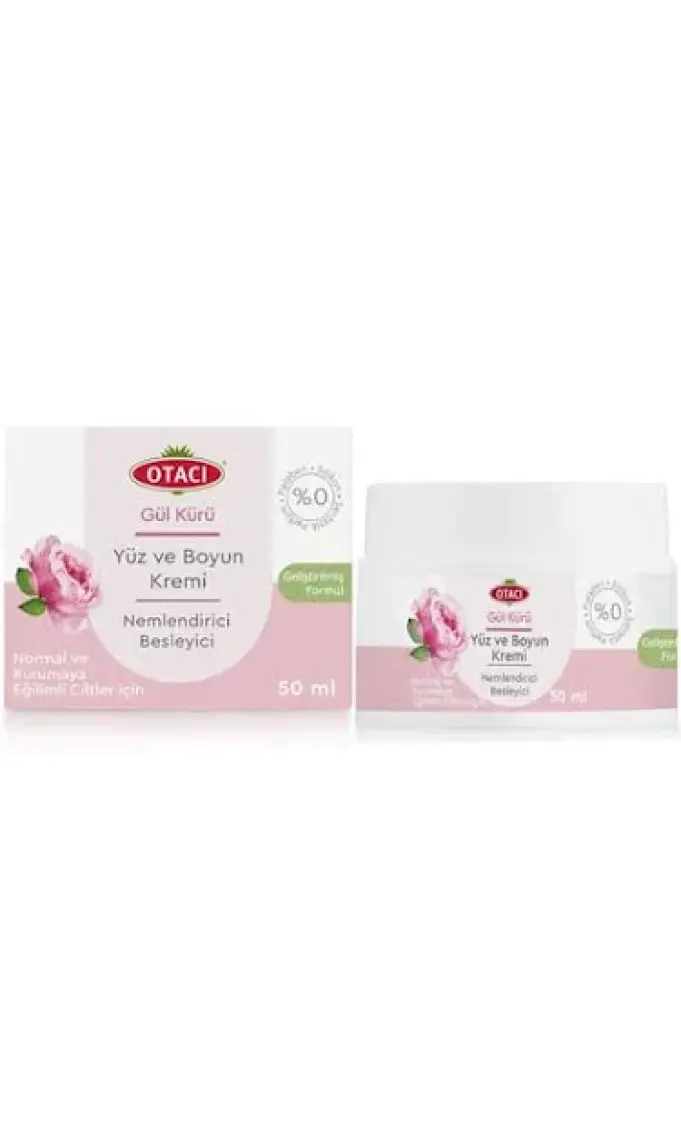 Otacı Gül Kürü Yüz ve Boyun Kremi 50 ml
