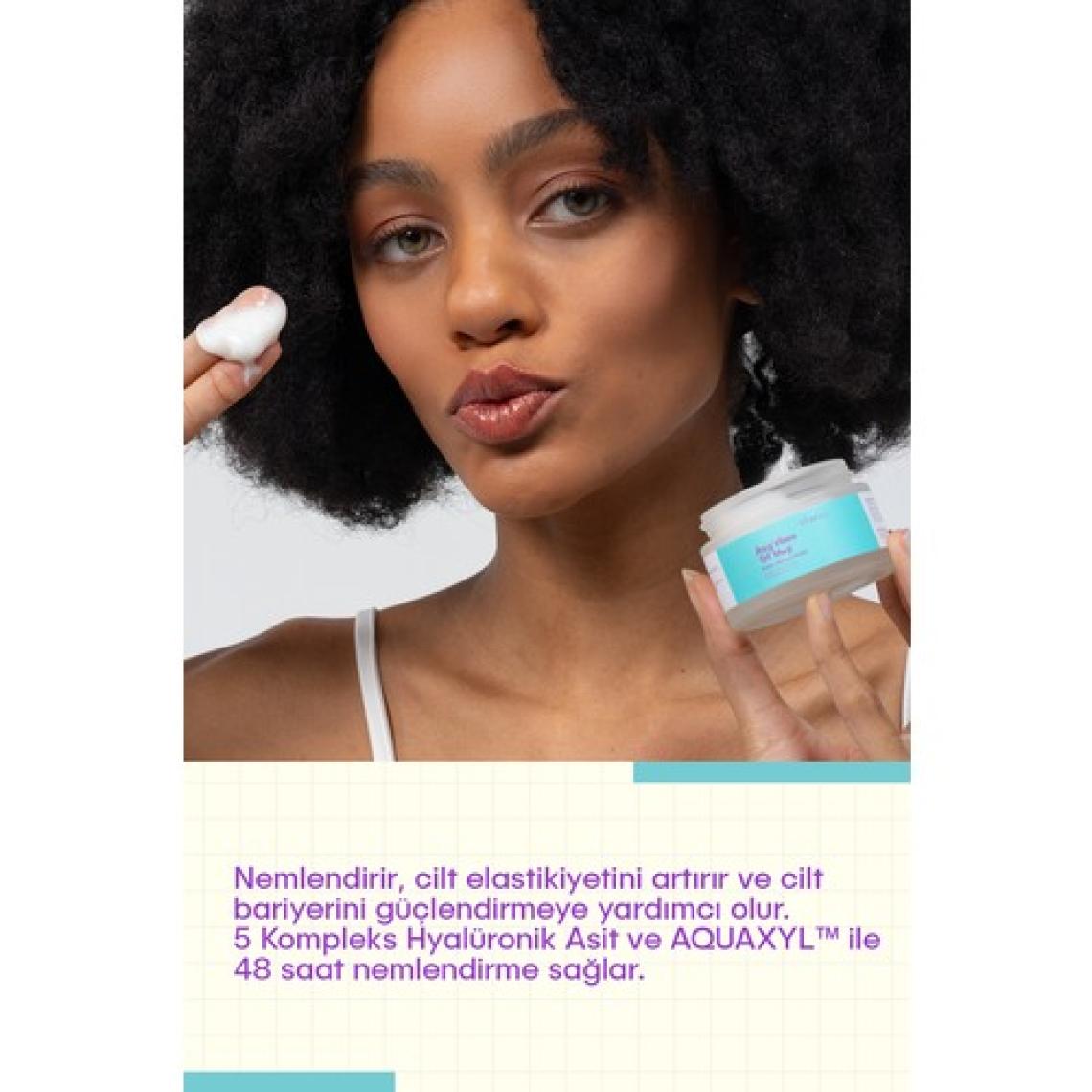 S'he Vec ANY TIME OF DAY-48 Saat Etkili Nemlendirici Krem-5 Kompleks Hyaluronik Asit | Tüm Cilt Tipleri 50ml