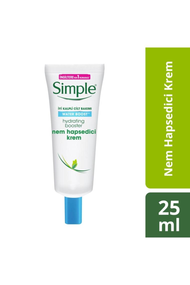 Water Boost Kuru/Nemsiz Ciltler İçin Bitki Özü ve Mineraller İçeren Nem Hapsedici Krem 25 Ml