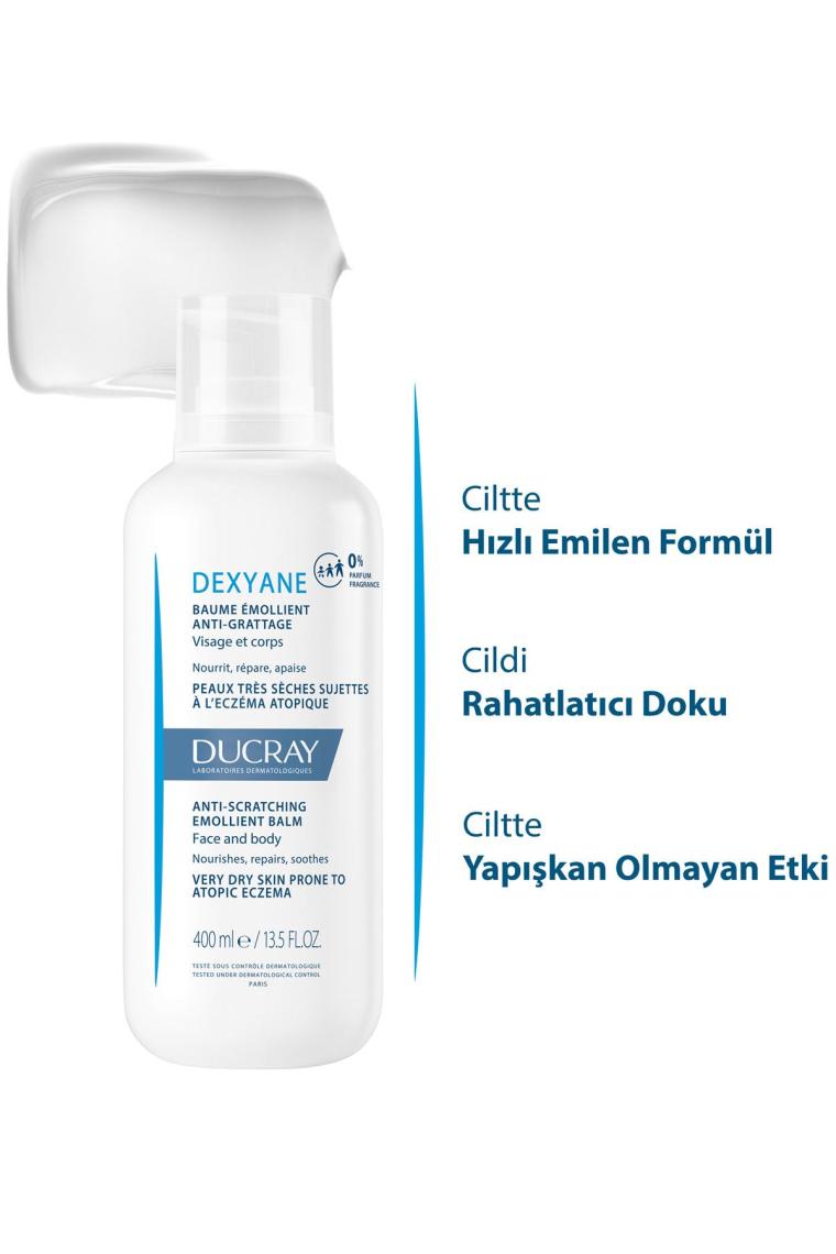 Ducray Dexyane Creme Emolliente 400 ml Kaşıntıya Karşı Krem