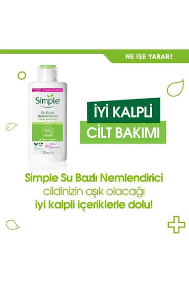 Simple Sensitive Skin Experts Su Bazlı Nemlendirici 125 ml x 2 Adet