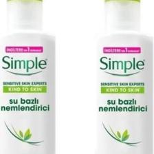 Simple Sensitive Skin Experts Su Bazlı Nemlendirici 125 ml x 2 Adet