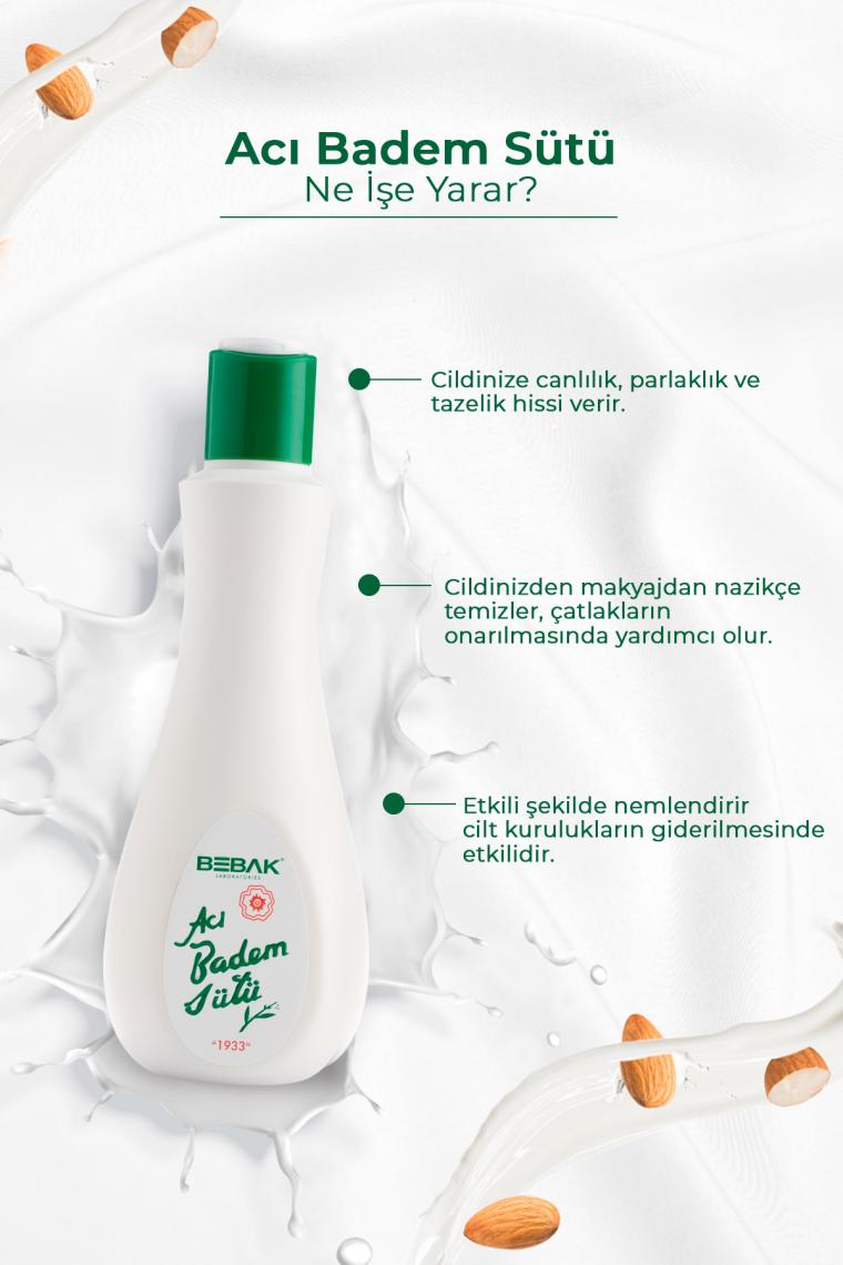 Bebak Acı Badem Sütü 120 ml