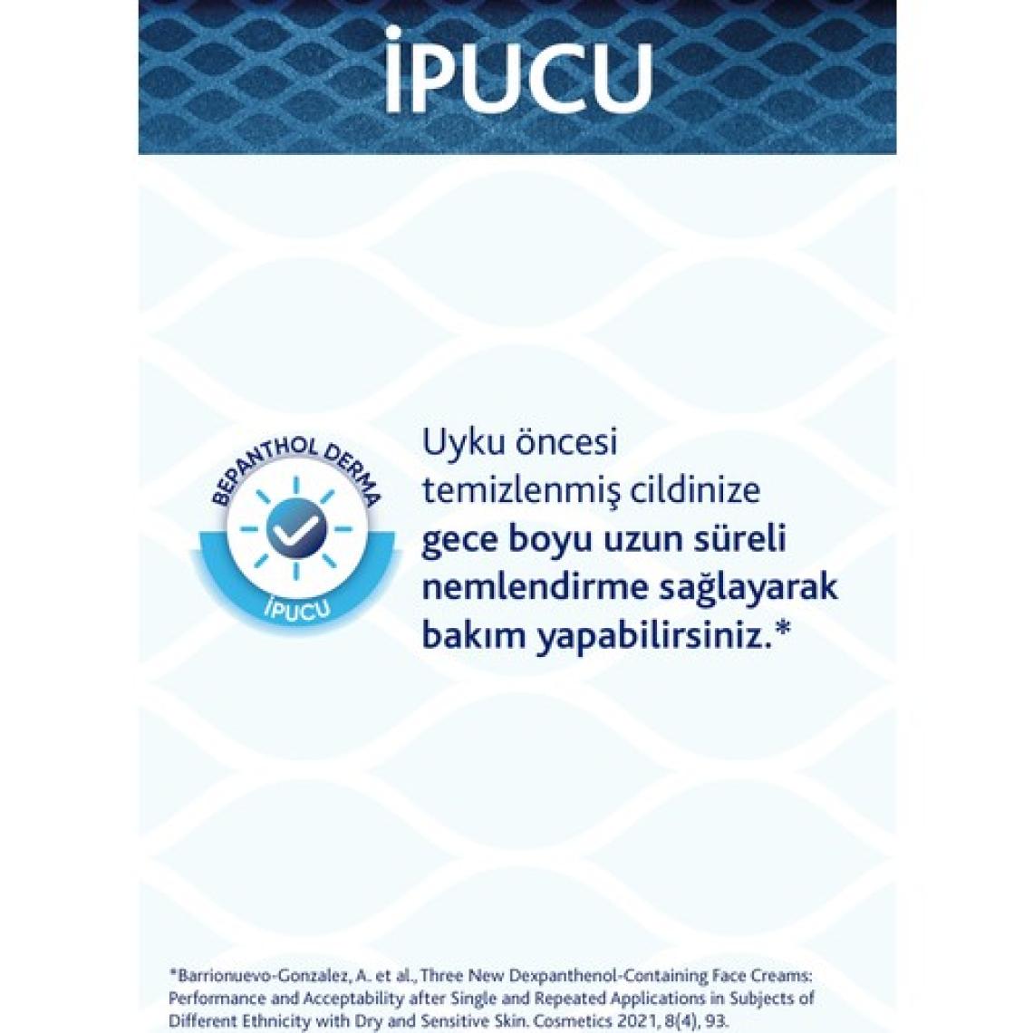 Derma Yoğun Nemlendirici Gece Yüz Bakım Kremi 50ml
