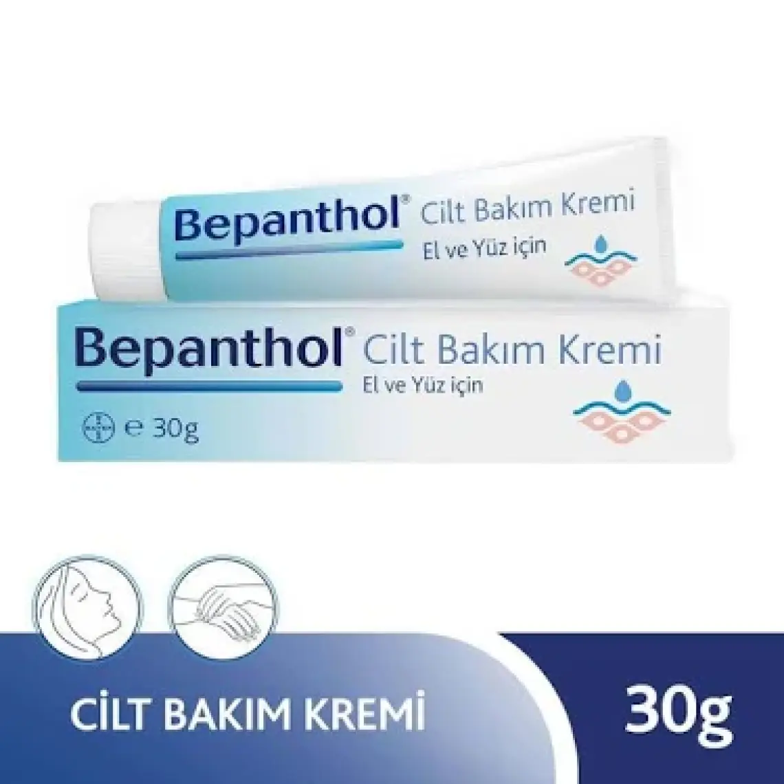 Cilt Bakım Kremi 30gr l Tüm Cilt Tiplerine Uygun, Günlük El ve Yüz Bakım, Günlük Vücut Bakım