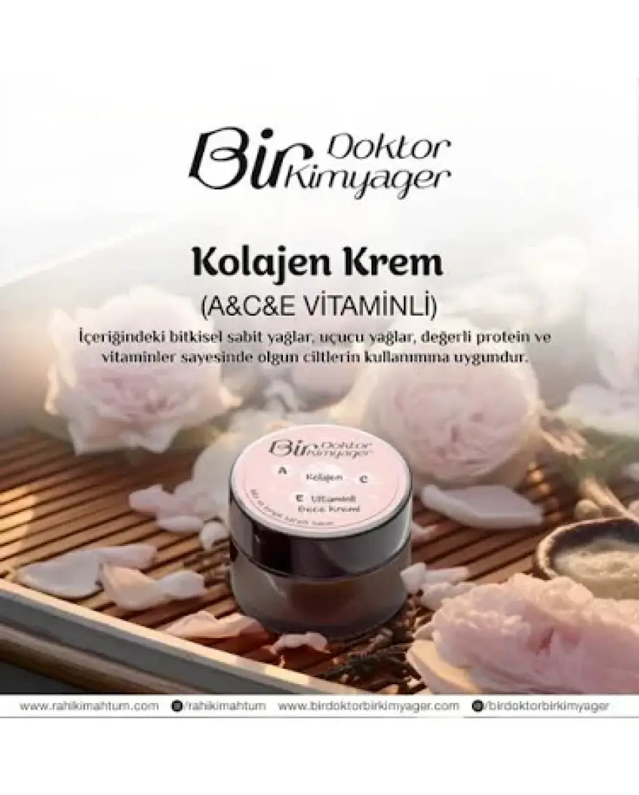 Bir Doktor Bir Kimyager Kolajen Krem (A&c&e Vitaminli) (50 Ml)