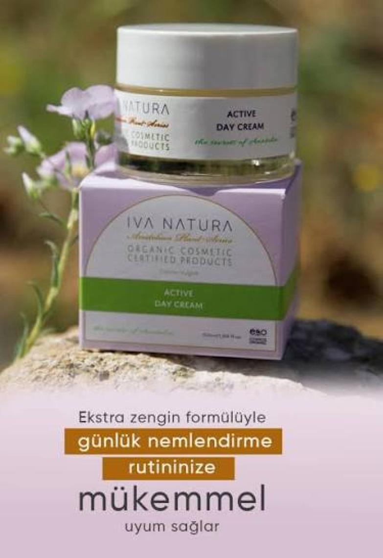 Iva Natura Nemlendirici Etkili Gündüz Kremi  Organik sertifikalı