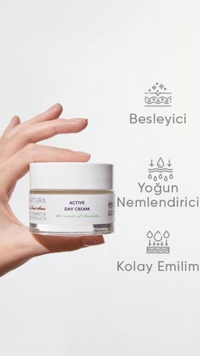 Iva Natura Nemlendirici Etkili Gündüz Kremi  Organik sertifikalı