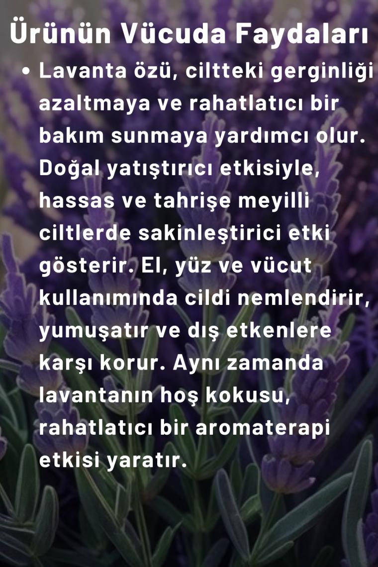 Naturix Lavanta Özlü Organik Nemlendirici El Yüz Vücut Bakım Kremi 250 ml
