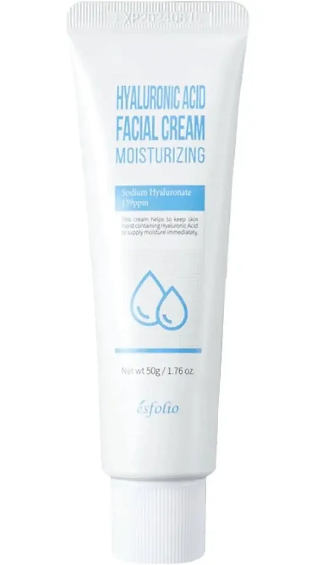 Esfolio 5 Çeşit Hyalüronik Asit Içeren Nemlendirici Bakım Kremi Hyaluronic Acid Facial Cream 50 ml