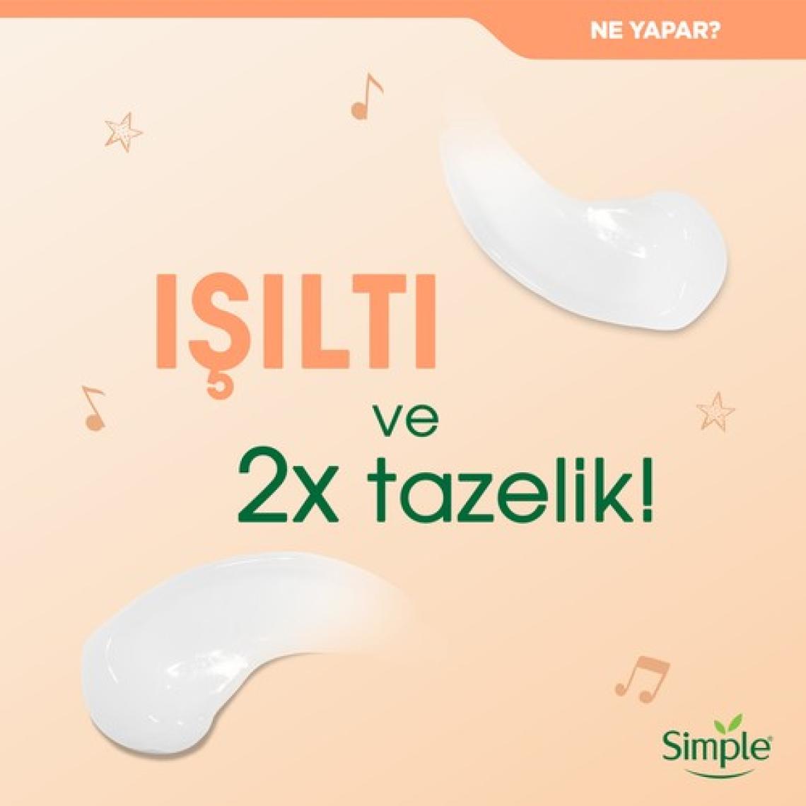 Simple Protect 'N' Glow 72 Saat Nemlendirici Jel Krem Işıltısını Kaybetmiş Ciltler İçin 50 ml