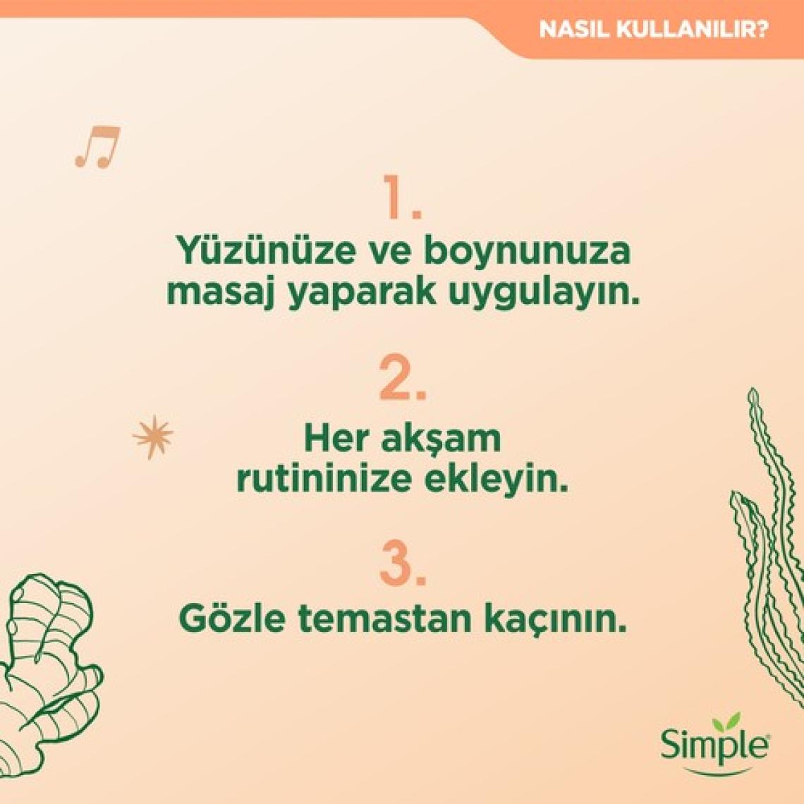 Simple Protect 'N' Glow 72 Saat Nemlendirici Jel Krem Işıltısını Kaybetmiş Ciltler İçin 50 ml