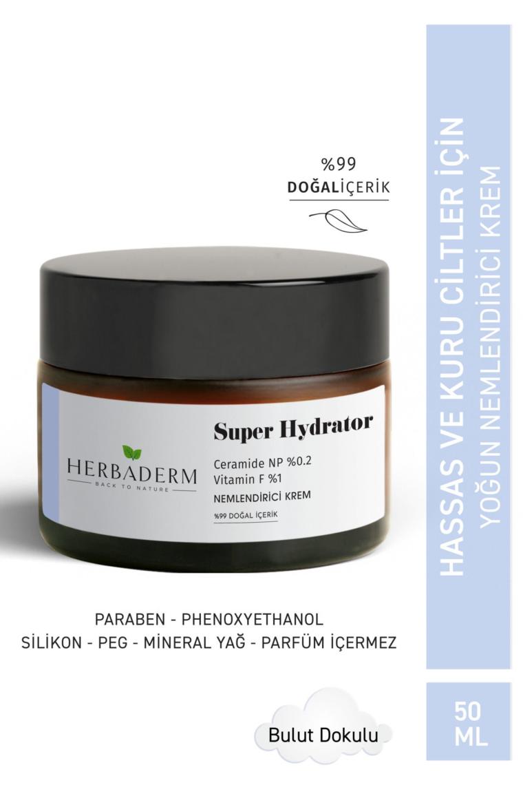 Super Hydrator Yoğun Nemlendirici Ceramide Np + Vitamin F, Hassas Ciltler
