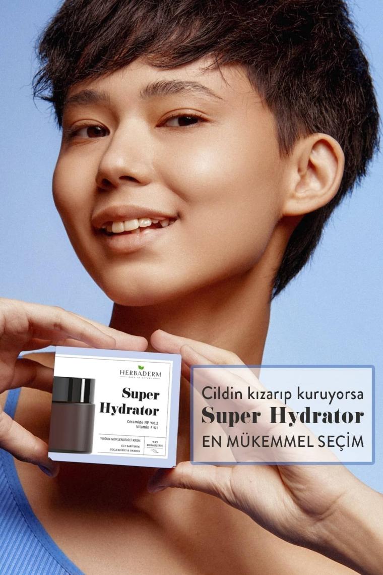Super Hydrator Yoğun Nemlendirici Ceramide Np + Vitamin F, Hassas Ciltler