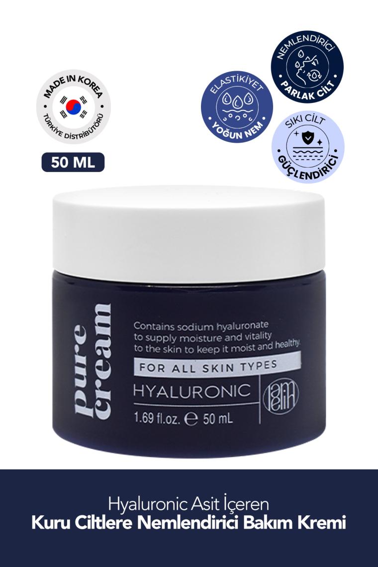 Lamelin Hyaluronic Acid Içeren Nemlendirici Yüz Bakım Kremi Lamelin Hyaluronic Pure Cream 50 ml