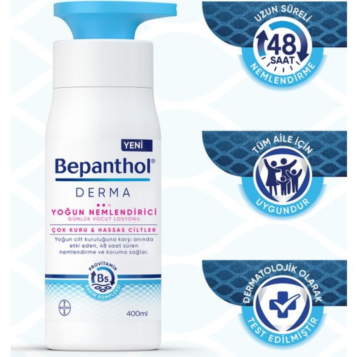 Derma Günlük Yoğun Nemlendirici Vücut Losyonu 400 ml Çok Kuru Ve Hassas Ciltler - Günlük Vücut Bakım