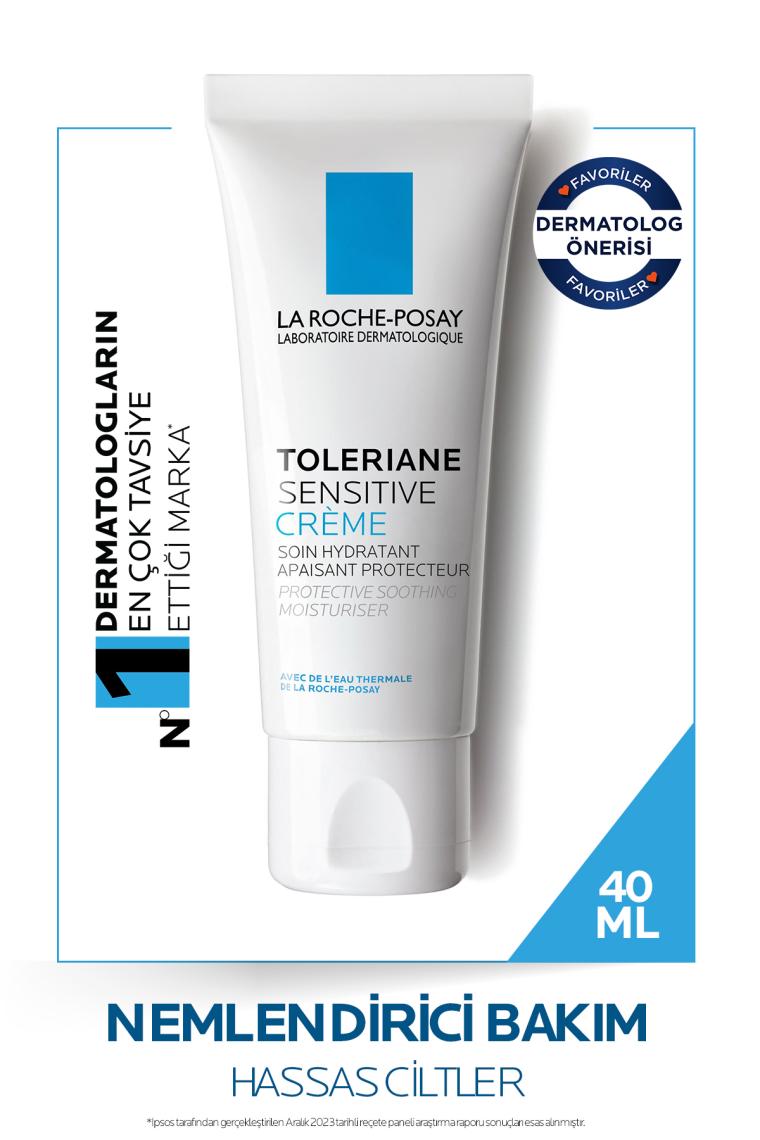 Toleriane Sensitive Cream 40 ml- Kuru ve Hassas Ciltler için Yatıştıran Nemlendirici 3337875578486