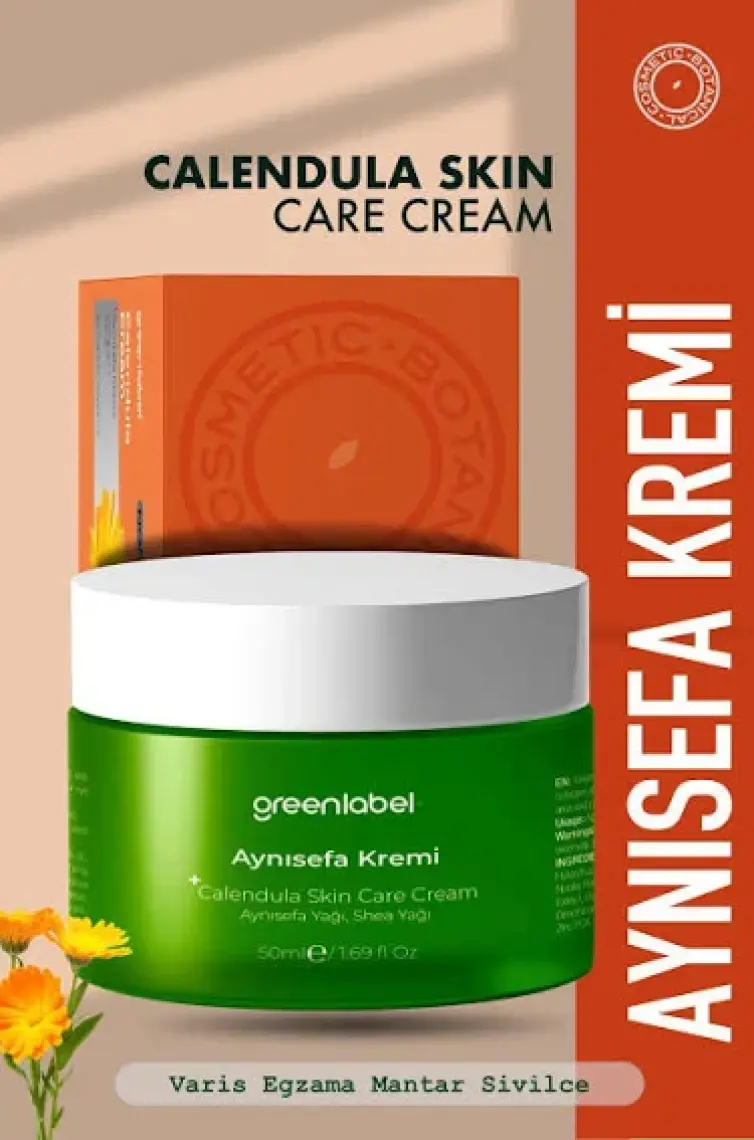 Green Label Aynısefa Yağı Özlü Yoğun Nemlendirme Etkili Cilt Kremi 50ml.