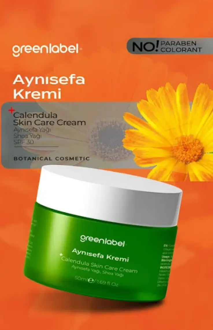 Green Label Aynısefa Yağı Özlü Yoğun Nemlendirme Etkili Cilt Kremi 50ml.