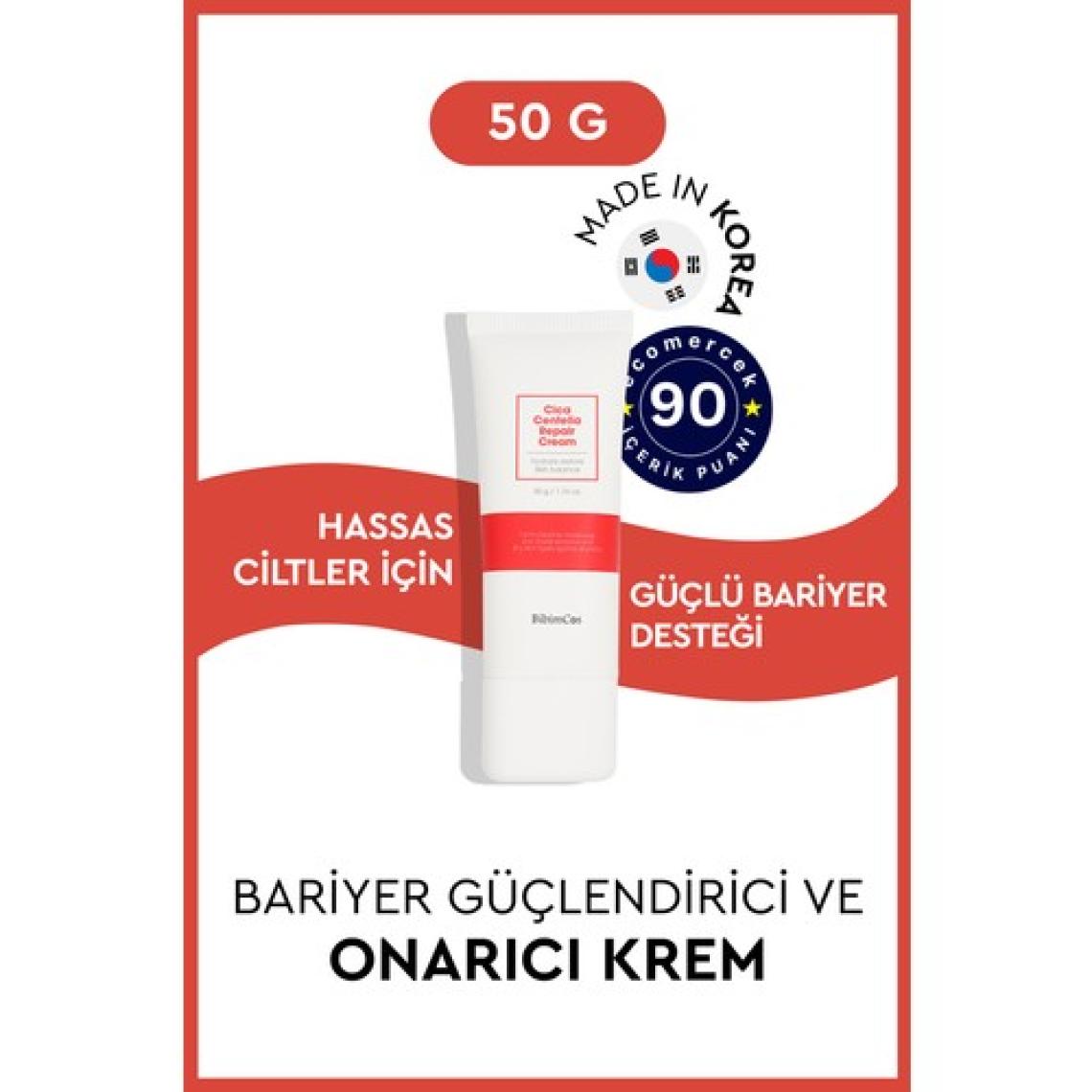 Bibimcos Cica Centella Repair Cream 50ml - Cilt Onarıcı ve Sakinleştirici Krem