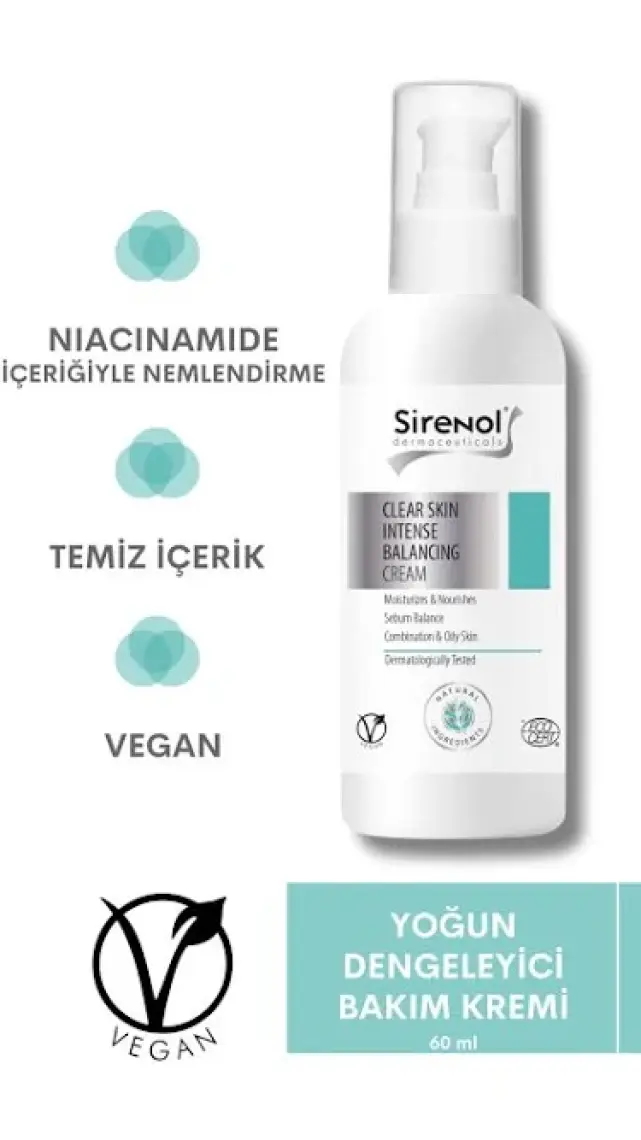 Sirenol Natural Yoğun Dengeleyici Bakım Kremi