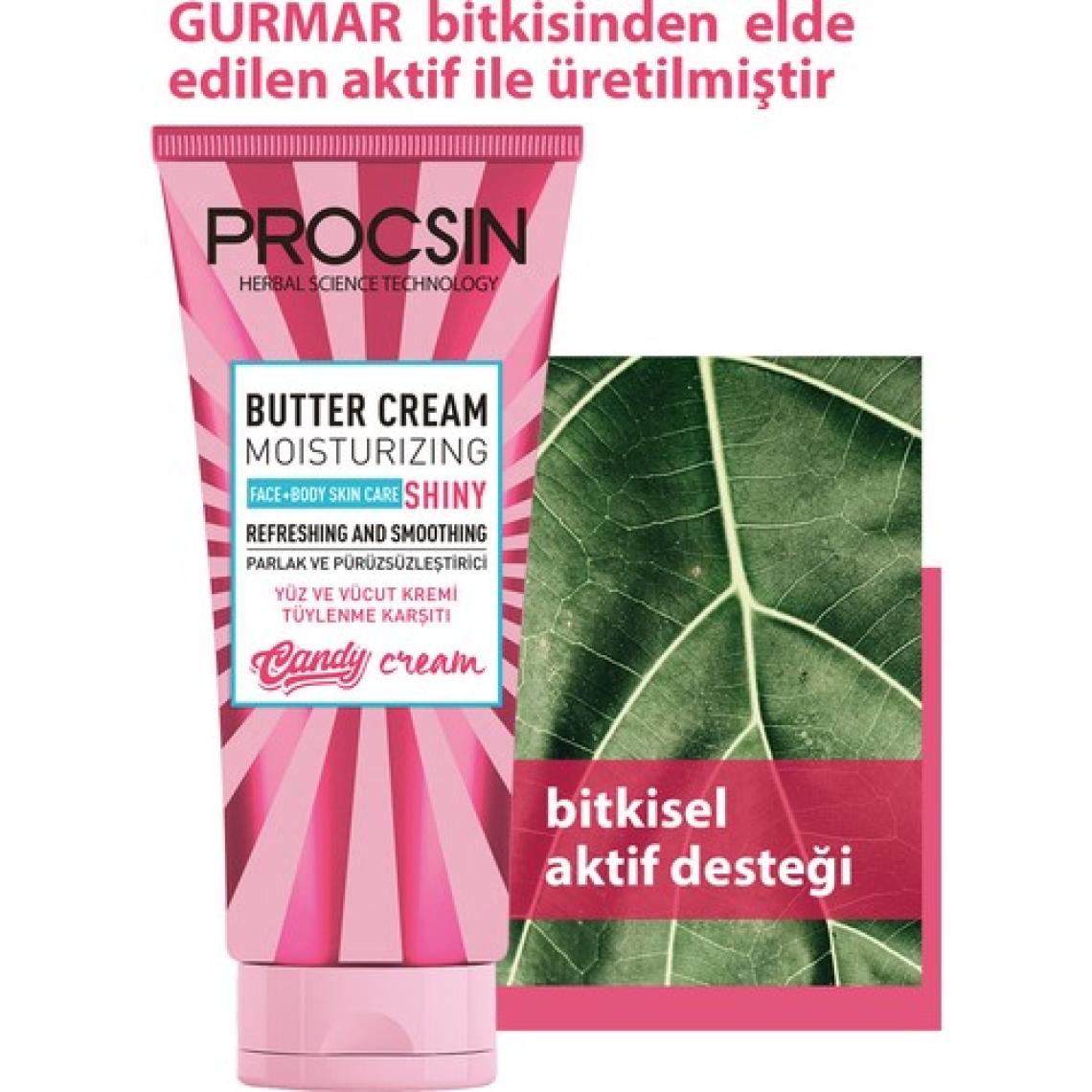 PROCSIN Butter Cream Tüy Azaltıcı ve Pürüzsüzlük Efekti Veren Günlük Nemlendirici 175 ML