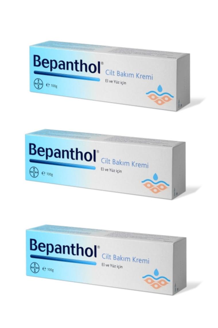 Bepanthol Yüz Ve El Kremi 100 Gr 3 Lü Paket