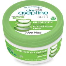 Cire Aseptine Soft Aloe Vera Prebiyotik Nemlendirici Bakım Kremi 200 ml