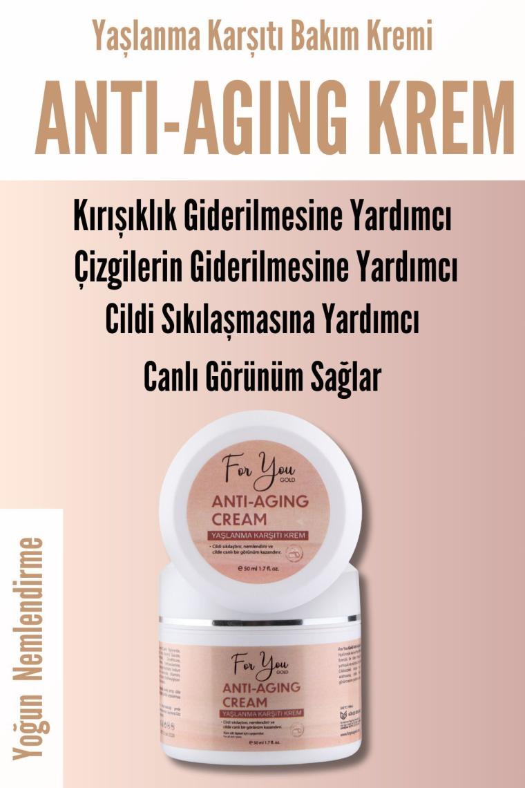 For You Gold Anti-Aging Etkili Yaşlanma Karşıtı Bakım Kremi