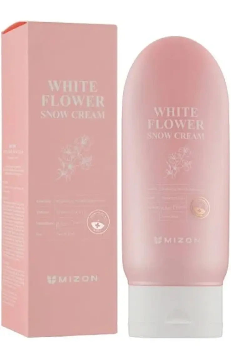 Mizon White Flower Snow Cream - Beyazlatıcı & Işıltı Artırıcı Krem