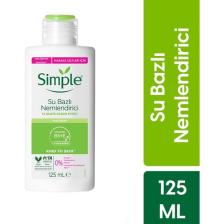 Simple Su Bazlı Nemlendirici 12 Saate Kadar Etklili Hassas Ciltler İçin 125 ml