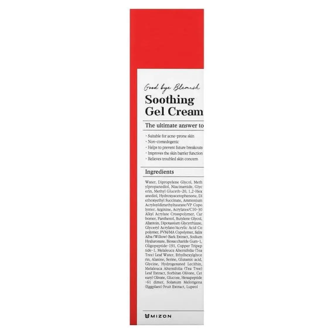 Mizon Good Bye Blemish Soothing Gel Cream 55ML – Krem