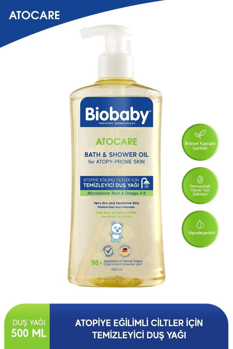 Biobaby Atocare Temizleyici Duş Yağı 500ML