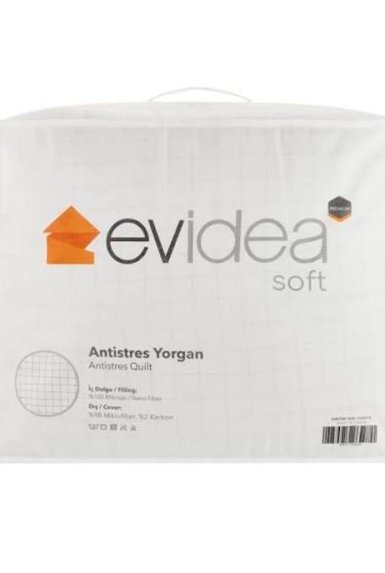 Evidea Soft Antistress Çift Kişilik Yorgan - Beyaz - 195x215 cm