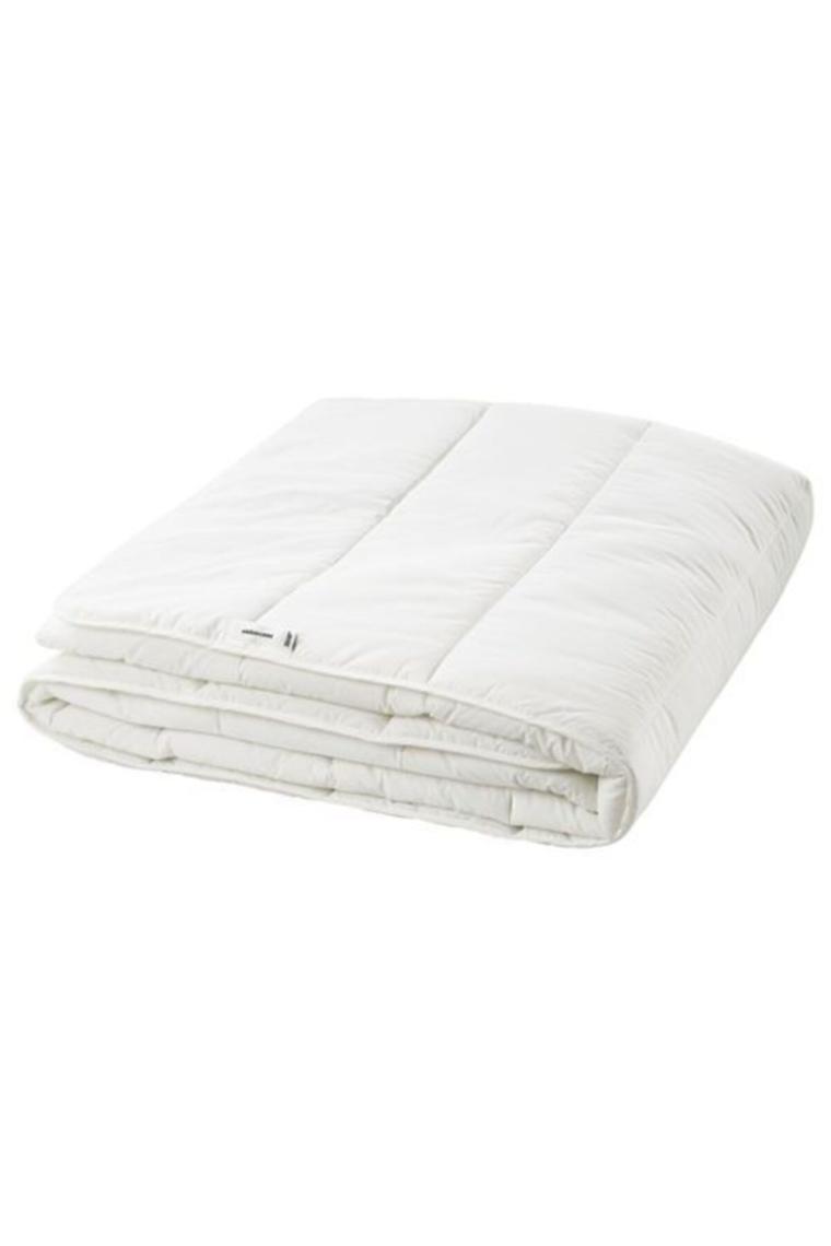 Çift Kişilik Yazlık Yorgan, Beyaz Renk 240x220 Cm Meridyendukkan Dolgu Oyuklu Lif